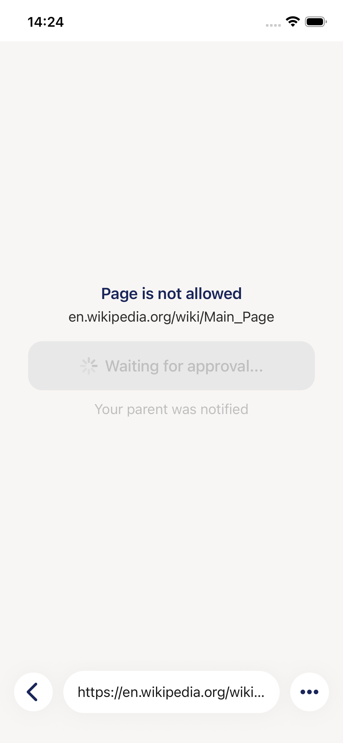 Waiting for Approval